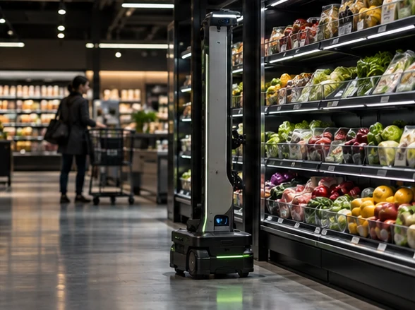 Robotics supporting retail & commerce work